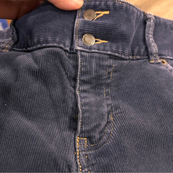 Y2K Abercrombie & Fitch Corduroy Pants Mid Rise Flare Indie Elena Gilbert Size 8 - Picture 8 of 9